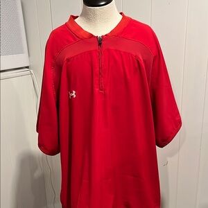 Under Armour Red Half-Zip Pullover